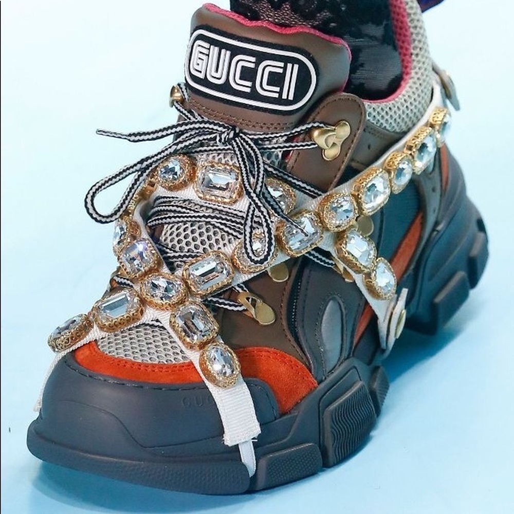 GUCCI FLASHTRACK SNEAKERS.